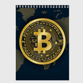 Скетчбук с принтом БИТКОИН | BITCOIN в Белгороде, 100% бумага
 | 48 листов, плотность листов — 100 г/м2, плотность картонной обложки — 250 г/м2. Листы скреплены сверху удобной пружинной спиралью | bitcoin | blockchain | btc | cardano | crypto | ethereum | polkadot | tether | xrp | бинанс | биткоин | блокчейн | валюта | деньги | криптовалюта | майнер | майнинг | цифровая валюта | цифровое золото | эфир