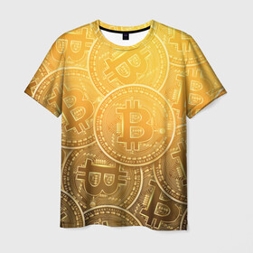 Мужская футболка 3D с принтом БИТКОИН МОНЕТЫ в Белгороде, 100% полиэфир | прямой крой, круглый вырез горловины, длина до линии бедер | Тематика изображения на принте: bitcoin | blockchain | btc | cardano | crypto | ethereum | polkadot | tether | xrp | бинанс | биткоин | блокчейн | валюта | деньги | криптовалюта | майнер | майнинг | цифровая валюта | цифровое золото | эфир