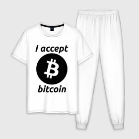 Мужская пижама хлопок с принтом БИТКОИН | BITCOIN в Белгороде, 100% хлопок | брюки и футболка прямого кроя, без карманов, на брюках мягкая резинка на поясе и по низу штанин
 | bitcoin | blockchain | btc | cardano | crypto | ethereum | polkadot | tether | xrp | бинанс | биткоин | блокчейн | валюта | деньги | криптовалюта | майнер | майнинг | цифровая валюта | цифровое золото | эфир