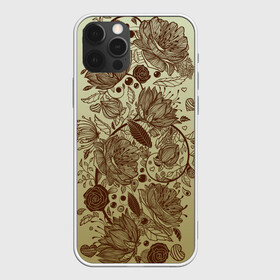 Чехол для iPhone 12 Pro Max с принтом чехол дудлинг цветы в Белгороде, Силикон |  | арт | дудлинг | контуры | природный | рисунок | творческий | узор | цветы | чехол