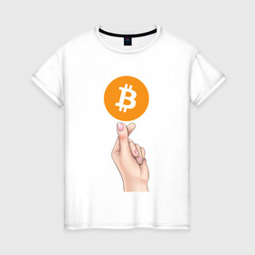 Женская футболка хлопок с принтом BITCOIN LOVE | БИТКОИН (Z) в Белгороде, 100% хлопок | прямой крой, круглый вырез горловины, длина до линии бедер, слегка спущенное плечо | binance coin | bitcoin | blockchain | btc | cardano | crypto | ethereum | litecoin | polkadot | tether | xrp | биткоин | блокчейн | валюта | деньги | криптовалюта | майнер | майнинг | цифровая валюта | цифровое золото | эфир