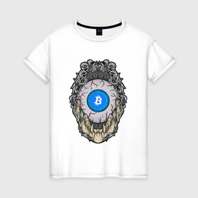 Женская футболка хлопок с принтом БИТКОИН | BITCOIN (Z) в Белгороде, 100% хлопок | прямой крой, круглый вырез горловины, длина до линии бедер, слегка спущенное плечо | binance coin | bitcoin | blockchain | btc | cardano | crypto | ethereum | litecoin | polkadot | tether | xrp | биткоин | блокчейн | валюта | деньги | криптовалюта | майнер | майнинг | цифровая валюта | цифровое золото | эфир