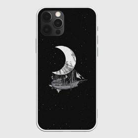 Чехол для iPhone 12 Pro Max с принтом Moon Ship в Белгороде, Силикон |  | drift | drifting | float | floating | galaxy | milky | moon | planet | ship | space | spaceship | star | suit | surfing | to | travel | way | галактика | дрейф | звезда | корабль | космический | космонавт | космос | луна | млечный | планета | путешествие 