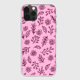 Чехол для iPhone 12 Pro Max с принтом Hello Spring в Белгороде, Силикон |  | casual | flowers | pink | summer | букет | бутоны | весна | ветки | девушкам | декор | лепестки | лето | листья | нежные | орнамент | поляна | природа | растения | рисунок | розовый узор | ромашки | текстура | узор