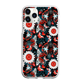 Чехол для iPhone 11 Pro матовый с принтом Паттерн из Бабочек с Цветами в Белгороде, Силикон |  | butterfly | style | бабочки | букет | животные | насекомые | флора | цветы