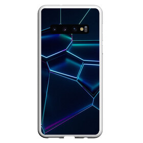 Чехол для Samsung Galaxy S10 с принтом 3D ПЛИТЫ | НЕОНОВЫЕ ПЛИТЫ в Белгороде, Силикон | Область печати: задняя сторона чехла, без боковых панелей | 3d | 3д | abstraction | neon | steel | абстракция | взрыв | неон | неоновые | плиты | разлом | соты | стекло | стеклянный