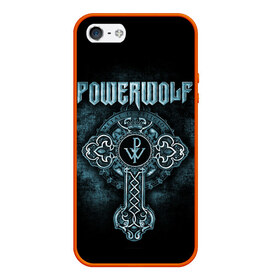 Чехол для iPhone 5/5S матовый с принтом Powerwolf в Белгороде, Силикон | Область печати: задняя сторона чехла, без боковых панелей | heavy metal | metal | powerwolf | группы | метал | музыка | пауэр метал | рок | хеви метал