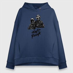 Женское худи Oversize хлопок с принтом Daft Punk в Белгороде, френч-терри — 70% хлопок, 30% полиэстер. Мягкий теплый начес внутри —100% хлопок | боковые карманы, эластичные манжеты и нижняя кромка, капюшон на магнитной кнопке | daft punk | electro music | electronic | дафт панк | диско | музыка | ретро | хаус | электро | электроника