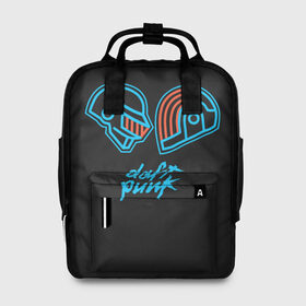 Женский рюкзак 3D с принтом Daft Punk в Белгороде, 100% полиэстер | лямки с регулируемой длиной, сверху ручки, чтобы рюкзак нести как сумку. Основное отделение закрывается на молнию, как и внешний карман. Внутри два дополнительных кармана, один из которых закрывается на молнию. По бокам два дополнительных кармашка, куда поместится маленькая бутылочка
 | Тематика изображения на принте: acces | after | all | better | crush | da | daft | dance | discovery | faster | funk | get | harder | homework | human | instant | lose | lucky | memories | more | one | punk | random | stronger | time | to | yourself | бангальтер | дафт 