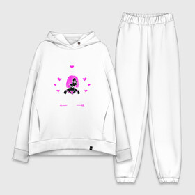 Женский костюм хлопок Oversize с принтом Just A Girl Sketching в Белгороде,  |  | a | anime | geek | gift | girl | hot | just | kawai | logo | loves | merch | otaku | sketching | tyan | who | аниме | девушка | действительно | кавай | которая | любит | подарок | просто | скетч | тян | тянка