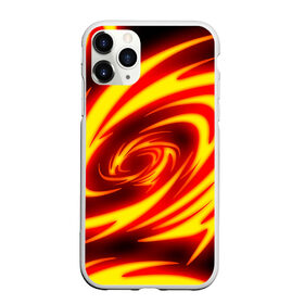 Чехол для iPhone 11 Pro матовый с принтом ОГНЕННЫЕ ВОЛНЫ | FIRE STRIPES в Белгороде, Силикон |  | abstraction | geometry | hexagon | neon | paints | stripes | texture | triangle | абстракция | брызги | геометрия | краски | неон | соты | текстура