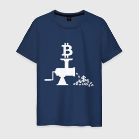 Мужская футболка хлопок с принтом БИТКОИН МЯСОРУБКА | BITCOIN (Z) в Белгороде, 100% хлопок | прямой крой, круглый вырез горловины, длина до линии бедер, слегка спущенное плечо. | binance coin | bitcoin | blockchain | btc | cardano | crypto | ethereum | litecoin | polkadot | tether | xrp | биткоин | блокчейн | валюта | деньги | криптовалюта | майнер | майнинг | цифровая валюта | цифровое золото | эфир