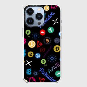 Чехол для iPhone 13 Pro с принтом BITCOIN PATTERN | БИТКОИН(Z) в Белгороде,  |  | binance coin | bitcoin | blockchain | btc | cardano | crypto | ethereum | litecoin | polkadot | tether | xrp | биткоин | блокчейн | валюта | деньги | криптовалюта | майнер | майнинг | цифровая валюта | цифровое золото | эфир