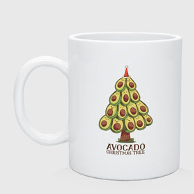 Кружка керамическая с принтом Avocado Christmas Tree в Белгороде, керамика | объем — 330 мл, диаметр — 80 мм. Принт наносится на бока кружки, можно сделать два разных изображения | claus | cute | nature | new year | santa | tree | авокадо | адвокадо | дед мороз | дед отмороз | ёлка | ель | из авокадо | колпак | косточка | милота | милые авокадо | новый год | прикол | природа | рождественское дерево