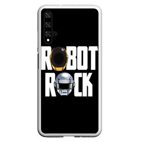Чехол для Honor 20 с принтом Robot Rock в Белгороде, Силикон | Область печати: задняя сторона чехла, без боковых панелей | cyberpunk | daft | daftpunk | electronic | get | guy | guy manuel | human | lucky | music | punk | robot | rock | thomas | дафт | дафтпанк | киберпанк | музыка | ню диско | панк | робот | рок | техно | томас | электро | электроник рок
