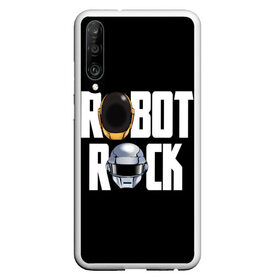 Чехол для Honor P30 с принтом Robot Rock в Белгороде, Силикон | Область печати: задняя сторона чехла, без боковых панелей | cyberpunk | daft | daftpunk | electronic | get | guy | guy manuel | human | lucky | music | punk | robot | rock | thomas | дафт | дафтпанк | киберпанк | музыка | ню диско | панк | робот | рок | техно | томас | электро | электроник рок
