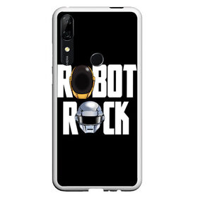 Чехол для Honor P Smart Z с принтом Robot Rock в Белгороде, Силикон | Область печати: задняя сторона чехла, без боковых панелей | cyberpunk | daft | daftpunk | electronic | get | guy | guy manuel | human | lucky | music | punk | robot | rock | thomas | дафт | дафтпанк | киберпанк | музыка | ню диско | панк | робот | рок | техно | томас | электро | электроник рок