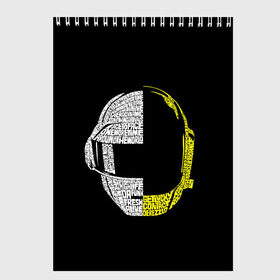 Скетчбук с принтом Daft Punk в Белгороде, 100% бумага
 | 48 листов, плотность листов — 100 г/м2, плотность картонной обложки — 250 г/м2. Листы скреплены сверху удобной пружинной спиралью | Тематика изображения на принте: cyberpunk | daft | daftpunk | electronic | get | guy | guy manuel | human | lucky | music | punk | robot | rock | thomas | дафт | дафтпанк | киберпанк | музыка | ню диско | панк | робот | рок | техно | томас | электро | электроник рок