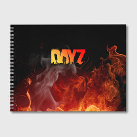 Альбом для рисования с принтом DAYZ / ДЕЙЗИ в Белгороде, 100% бумага
 | матовая бумага, плотность 200 мг. | apocalypse | dayz | game | апокалипсис | дейзи | игра
