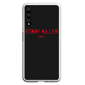 Чехол для Honor 20 с принтом Stary killer в Белгороде, Силикон | Область печати: задняя сторона чехла, без боковых панелей | Тематика изображения на принте: balota | bambi | bandit | berezino | cherno | dance | day | electro | friendly | kalinka | killer | pavlovo | skalisty | stary | tisy | z | zeleno | zombie | день | з | зет | зомби | зэт