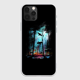 Чехол для iPhone 12 Pro Max с принтом Shark forest в Белгороде, Силикон |  | bottom | colors | dusk | ecosystem | forest | paints | predator | predators | shark | sharks | tree | trees | акула | акулы | дерево | деревья | дно | краски | лес | сумерки | хищник | хищники | экосистема