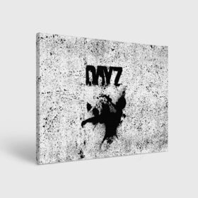 Холст прямоугольный с принтом DayZ в Белгороде, 100% ПВХ |  | dayz | dayz standalone | horror | survival | survival horror | выживание | дейз | дейзи | логотипы игр | онлайн игры | хоррор