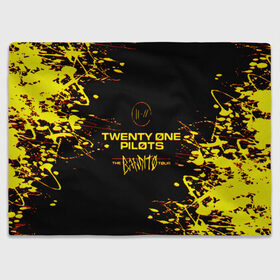 Плед 3D с принтом TWENTY ONE PILOTS TOP. в Белгороде, 100% полиэстер | закругленные углы, все края обработаны. Ткань не мнется и не растягивается | 21 pilots | blurryface | fbr | fueled by ramen | fueledbyramen | heathens | heavydirtysoul | josh dun | music | music video | official | stressed out | top | tp | trench | twenty one pilots | twentyonepilots | tyler joseph 