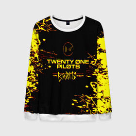 Мужской свитшот 3D с принтом TWENTY ONE PILOTS TOP. в Белгороде, 100% полиэстер с мягким внутренним слоем | круглый вырез горловины, мягкая резинка на манжетах и поясе, свободная посадка по фигуре | 21 pilots | blurryface | fbr | fueled by ramen | fueledbyramen | heathens | heavydirtysoul | josh dun | music | music video | official | stressed out | top | tp | trench | twenty one pilots | twentyonepilots | tyler joseph 