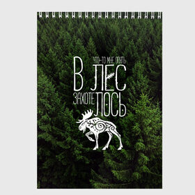 Скетчбук с принтом В лес захотелось в Белгороде, 100% бумага
 | 48 листов, плотность листов — 100 г/м2, плотность картонной обложки — 250 г/м2. Листы скреплены сверху удобной пружинной спиралью | Тематика изображения на принте: бег | болота | выезд с палатками | глушь | дикая природа | елки | еловый бор | кэмпинг | лес | лось | маршрут | ммб | сибирь | силуэт лося | тайга | тотем | трекинг | туризм | узоры
