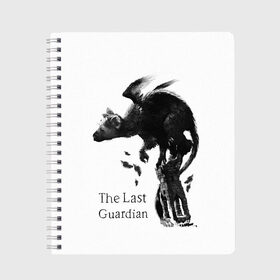 Тетрадь с принтом the last guardian в Белгороде, 100% бумага | 48 листов, плотность листов — 60 г/м2, плотность картонной обложки — 250 г/м2. Листы скреплены сбоку удобной пружинной спиралью. Уголки страниц и обложки скругленные. Цвет линий — светло-серый
 | Тематика изображения на принте: game | the last guardian | игра | компьютерная игра | последний хранитель