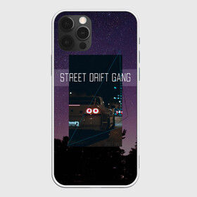 Чехол для iPhone 12 Pro Max с принтом Street Drift Gang | Дрифт в Белгороде, Силикон |  | drift | gang | gtr | jdm | king | nissan | skyline | street | геометрия | годзилла | город | дрифт | дрифта | звездное | звезды | король | космос | небо | ниссан | ночной | скай | скайлайн | улица | уличного | фонк