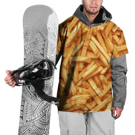 Накидка на куртку 3D с принтом Картошечка ФРИ в Белгороде, 100% полиэстер |  | Тематика изображения на принте: картофан | картошечка | картошка | макдак | макдональдс | макро | текстуры | фри