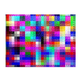 Обложка для студенческого билета с принтом РАЗНОЦВЕТНЫЕ ПИКСЕЛИ / КУБЫ в Белгороде, натуральная кожа | Размер: 11*8 см; Печать на всей внешней стороне | Тематика изображения на принте: abstraction | cube | geometry | hexagon | neon | paints | stripes | texture | triangle | абстракция | брызги | геометрия | краски | кубы | неон | соты | текстура