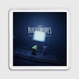 Магнит 55*55 с принтом LITTLE NIGHTMARES | ЛИТЛ НАЙТМ в Белгороде, Пластик | Размер: 65*65 мм; Размер печати: 55*55 мм | kid | little nightmares | little nightmares 2 | six | yellow | жёлтый | игры | комиксы | литл найтмерс | шестая