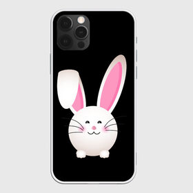 Чехол для iPhone 12 Pro Max с принтом УШАСТИК в Белгороде, Силикон |  | bunny | cartoon | hare | rabbit | зайка | заяц | кролик | мультик | уши