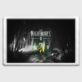 Магнит 45*70 с принтом LITTLE NIGHTMARES | ЛИТЛ НАЙТМ в Белгороде, Пластик | Размер: 78*52 мм; Размер печати: 70*45 | kid | little nightmares | little nightmares 2 | six | yellow | жёлтый | игры | комиксы | литл найтмерс | шестая