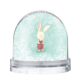 Снежный шар с принтом Зайчик с подарком в Белгороде, Пластик | Изображение внутри шара печатается на глянцевой фотобумаге с двух сторон | зайчик | зима | красный | малыш | новый год | подарок | ребенок | снежинка