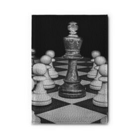 Обложка для автодокументов с принтом Шахматы в Белгороде, натуральная кожа |  размер 19,9*13 см; внутри 4 больших “конверта” для документов и один маленький отдел — туда идеально встанут права | доска | игра | игровая | игры | короли | король | логика | настольная | настольные | пешка | пешки | спорт | туча | шахматный | шахматы