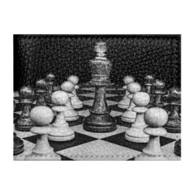 Обложка для студенческого билета с принтом Шахматы в Белгороде, натуральная кожа | Размер: 11*8 см; Печать на всей внешней стороне | доска | игра | игровая | игры | короли | король | логика | настольная | настольные | пешка | пешки | спорт | туча | шахматный | шахматы