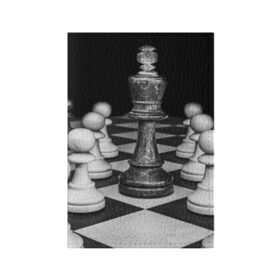 Обложка для паспорта матовая кожа с принтом Шахматы в Белгороде, натуральная матовая кожа | размер 19,3 х 13,7 см; прозрачные пластиковые крепления | Тематика изображения на принте: доска | игра | игровая | игры | короли | король | логика | настольная | настольные | пешка | пешки | спорт | туча | шахматный | шахматы