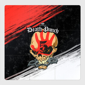 Магнитный плакат 3Х3 с принтом Five Finger Death Punch [7] в Белгороде, Полимерный материал с магнитным слоем | 9 деталей размером 9*9 см | 5fdp | 5фдп | ffdp | five finger death punch | metal | music | skeleton | sounds | метал | музыка | рок | череп