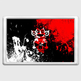 Магнит 45*70 с принтом Five Finger Death Punch [8] в Белгороде, Пластик | Размер: 78*52 мм; Размер печати: 70*45 | 5fdp | 5фдп | ffdp | five finger death punch | metal | music | skeleton | sounds | метал | музыка | рок | череп