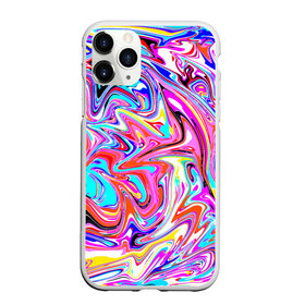 Чехол для iPhone 11 Pro Max матовый с принтом ЖИДКИЕ КРАСКИ в Белгороде, Силикон |  | colorfull | multicolor | абстрактный | абстракция | акварель | гуашь | жидкий | летняя | мода2021 | подтеки | психоделический | разводы краски | разноцветная | стиль | трендовый | яркий принт