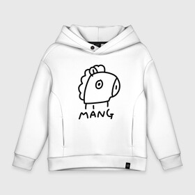 Детское худи Oversize хлопок с принтом BTS | BT21 MANG в Белгороде, френч-терри — 70% хлопок, 30% полиэстер. Мягкий теплый начес внутри —100% хлопок | боковые карманы, эластичные манжеты и нижняя кромка, капюшон на магнитной кнопке | army | bangtan boys | bt21 | bts | bts stickers | chimmy | cooky | k pop | koya | mang | monster | rap monster | rapmon | rj | rm | shooky | tata | van | бтс | ви | джей хоуп | джонгук | кейпоп | реп монстр | стикеры bts | сюга | чимин | чин