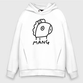 Мужское худи Oversize хлопок с принтом BTS | BT21 MANG в Белгороде, френч-терри — 70% хлопок, 30% полиэстер. Мягкий теплый начес внутри —100% хлопок | боковые карманы, эластичные манжеты и нижняя кромка, капюшон на магнитной кнопке | Тематика изображения на принте: army | bangtan boys | bt21 | bts | bts stickers | chimmy | cooky | k pop | koya | mang | monster | rap monster | rapmon | rj | rm | shooky | tata | van | бтс | ви | джей хоуп | джонгук | кейпоп | реп монстр | стикеры bts | сюга | чимин | чин