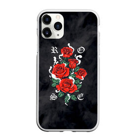 Чехол для iPhone 11 Pro матовый с принтом РОЗЫ | ROSES SMOKE в Белгороде, Силикон |  | chery | flowers | japan | roses | sakura | вишня | растения | розы | ромашка | сакура | тюльпаны | цветы | цветы сакуры | япония