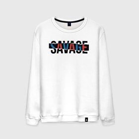 Мужской свитшот хлопок с принтом SAVAGE | ДИКАРЬ в Белгороде, 100% хлопок |  | creative | minimalism | savage | wild | дикарь | дикий | креатив | креативная | минимализм | надпись | одичалый | текст