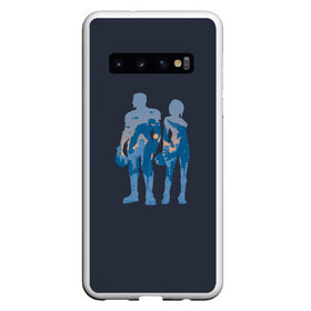 Чехол для Samsung Galaxy S10 с принтом Danger Duo в Белгороде, Силикон | Область печати: задняя сторона чехла, без боковых панелей | dark | drift | interface | kaiju | neural | pacific | rim | zone | дрифт | егер | егерь | зона | интерфейс | каидзю | кайдзю | нейронный | рубеж | темная | тихоокеанский