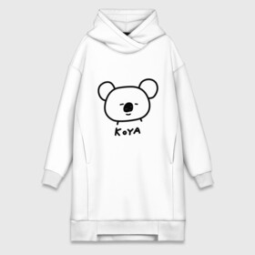 Платье-худи хлопок с принтом KOYA | BTS в Белгороде,  |  | army | bangtan boys | bt21 | bts | bts stickers | chimmy | cooky | k pop | koya | mang | monster | rap monster | rapmon | rj | rm | shooky | tata | van | бтс | ви | джей хоуп | джонгук | кейпоп | реп монстр | стикеры bts | сюга | чимин | чин