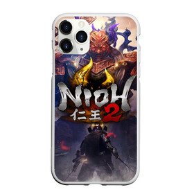 Чехол для iPhone 11 Pro матовый с принтом NIOH 2 в Белгороде, Силикон |  | action | ninja | nioh | nioh 2 | игра про самурая | кровь | меч | ниндзя | ниох | ниох 2 | самурай | экшен.